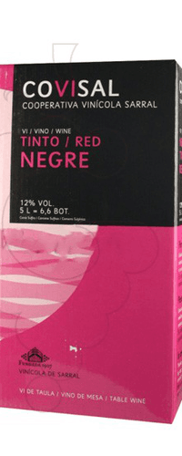 Cooperativa Vinicola Del Sarral Covisal Tinto Box NV