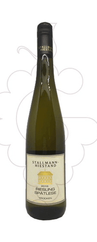 Weingut Stallmann-hiestand Stallmann Hiestand Riesling 2019