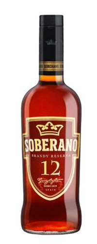 Brandy de Jerez - Soberano Solera Reserva 12 Jahre 0,7 L. Bodega Gonzales Byass