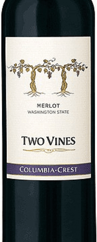 Merlot Two Vines - 2017 - 6 x 0,75 lt. -  Columbia Crest