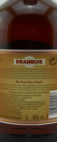 Drambuie 40 % 1 lt. - Prince Charles Edward Stuart, s Liqueur