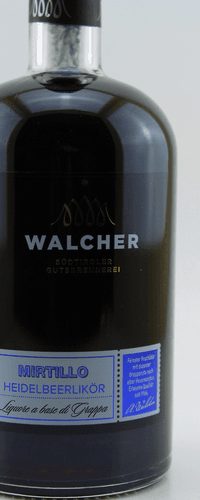 Blackberry Liqueur Mirtillo 25 % - Distillery Walcher South Tyrol