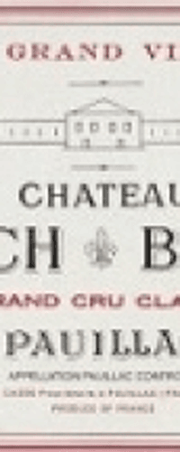 Chateau Lynch Bages Pauillac Grand Cru Classe Bordeaux - 2015