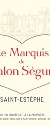 Chateau Calon Segur Le Marquis de Calon St. Estephe - 2015