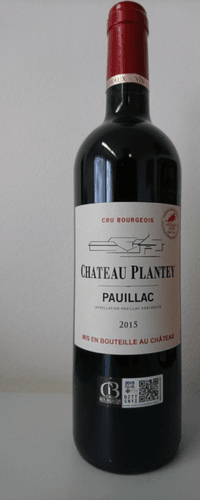 Chateau Plantey Pauillac - 2018