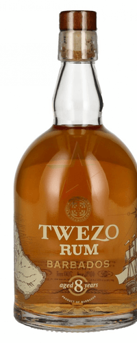 Twezo Rum Barbados 8 Years Old 40,00 %  0,70 Liter