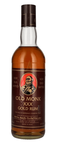 Old Monk XXX Gold Rum 40 %  0,70 Liter