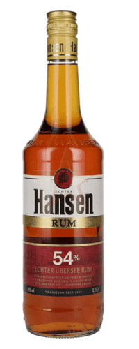 Hansen Rum Echter Übersee Rum 54 %  0,70 Liter