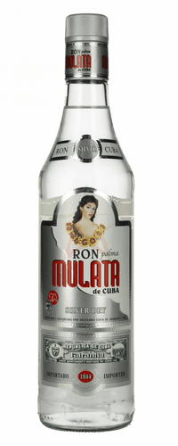 Ron Mulata de Cuba Palma SILVER DRY 38,00 %  0,70 Liter
