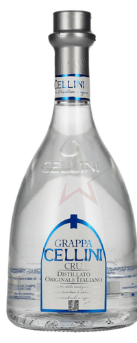 Cellini Grappa Cru Bianca 38 %  0,70 lt.