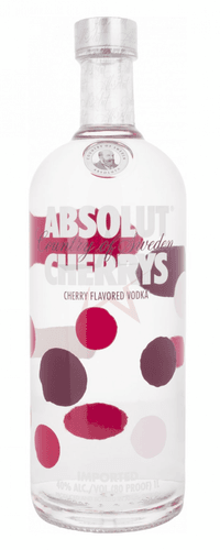 Absolut Cherrys Flavored Vodka 40 %  1,00 lt.
