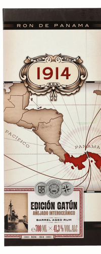 Ron 1914 Panama Rum EDICIÓN GATÚN Barrel Aged Rum 41,3 %  0,70 lt.