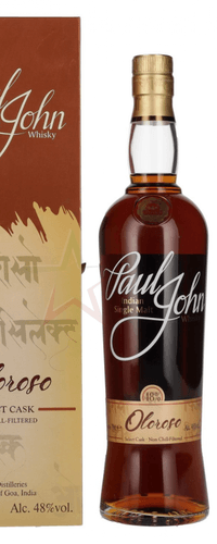 Paul John OLOROSO SELECT CASK Indian Single Malt Whisky 48 %  0,70 lt.