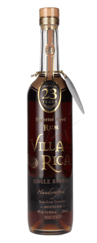 Villa Rica Single Barrel Ultra Premium 23 Years Old Superior Aged Rum 40 %  0,70 lt.