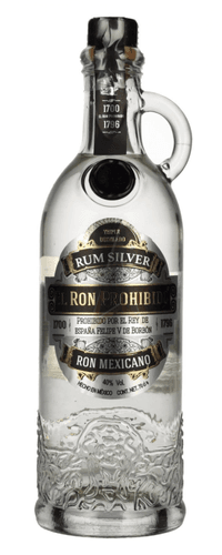El Ron Prohibido Rum SILVER Ron Mexicano 40 %  0,70 lt.