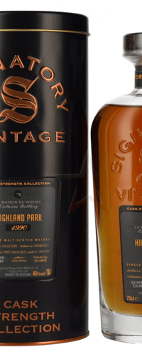 Signatory Vintage HIGHLAND PARK 26 Years Old Cask Strength Collection 1990 45 %  0,70 lt.