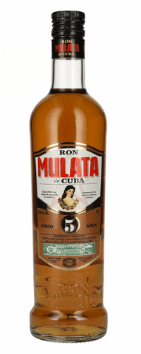 Ron Mulata de Cuba Añejo 5 Años Reserva 38 %  0,70 lt.