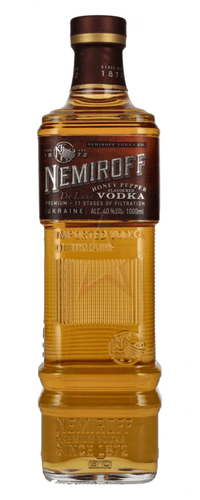 Nemiroff De Luxe HONEY PEPPAR Flavoured Vodka 40 %  1,00 lt.