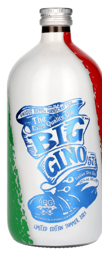 Big Gino Italian Dry Gin The Extra Quality Gin Limited Edition SUMMER 2021 40 %  1,00 lt.