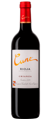 12 botellas vino cune crianza 2015 (groupon)
