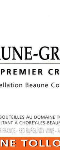 Tollot Beaut Beaune Greves 1er Cru 2001 - case of 6