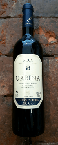 Rioja Reserva Especial 2006, Bodegas Benito Urbina, Rioja, Spain