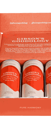 Gibsons Goodology - Jasmine Tea and Rhubarb 3 Pack