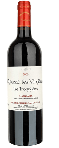 Chateau Les Vimieres Le Tronquera Margaux 2009