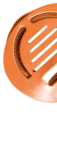Coley® Cocktail Copper Strainer 15.5cm