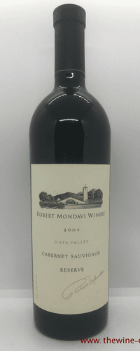 Robert Mondavi Winery Reserve Cabernet Sauvignon Vintage 2004