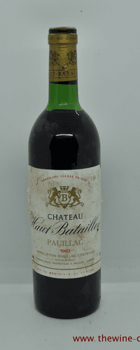 Chateau Haut Batailley Vintage 1983