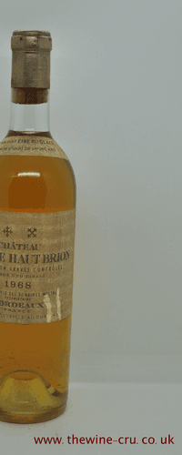 Chateau Laville Haut Brion Blanc Vintage 1968