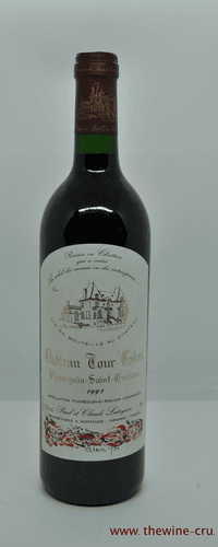 Chateau Tour Calon Puisseguin Saint Emilion 1991