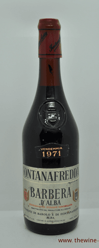 Fontanafredda Barbera D'Alba 1971