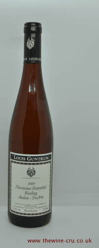 Louis Guntrum Niersteiner Pattenthal Riesling Auslese Trocken 1989