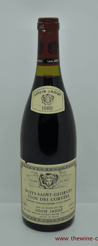 Nuits Saint Georges Clos Des Corvees Louis Jadot Vintage 1989