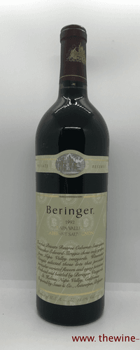 Beringer Private Reserve Cabernet Sauvignon 1992
