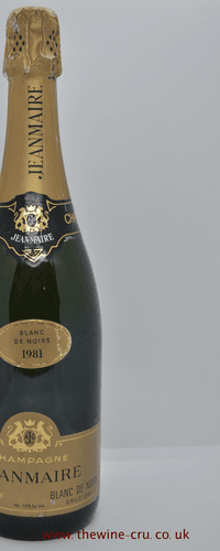 Jeanmaire Blanc de Noirs Brut Vintage Champagne  1981