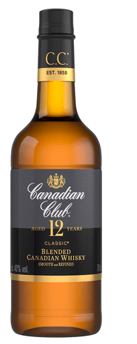 Canadian Club CLASSIC 12 Years Old Small Batch Blended Canadian Whisky 40% Vol. 0,7l