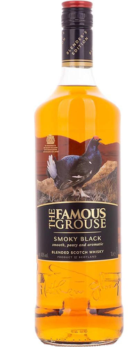 The Famous Grouse SMOKY BLACK Blended Scotch Whisky 40% Vol. 1l
