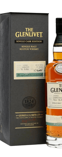 The Glenlivet 16 Years Old SINGLE CASK EDITION Ladderfoot 2014 58,6% Vol. 0,7l in Giftbox