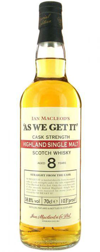 Ian Macleod's AS WE GET IT Islay Single Malt Cask Strength 58,9% Vol. 0,7l
