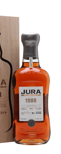 Jura RARE VINTAGE Single Malt Scotch Whisky 1988 53,5% Vol. 0,7l in Giftbox