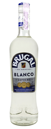 Brugal BLANCO Supremo Ron Dominicano 40% Vol. 0,7l