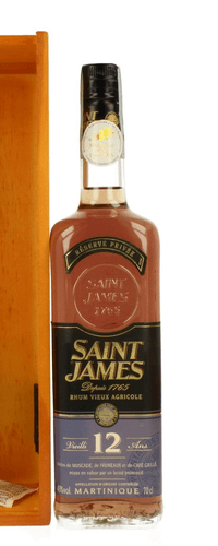 Saint James 12 Ans Rhum Vieux Agricole 43% Vol. 0,7l in Giftbox