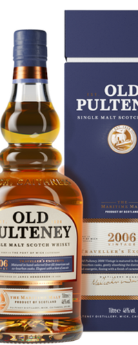 Old Pulteney VINTAGE Single Malt TRAVELLER'S EXCLUSIVE 2006 46% Vol. 1l in Giftbox