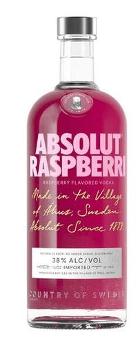 Absolut RASPBERRY Flavored Vodka 38% Vol. 0,7l