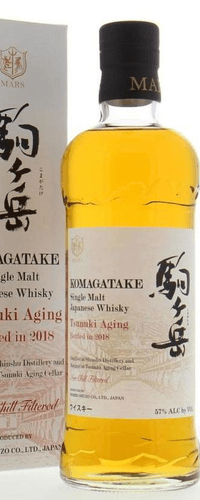 Mars KOMAGATAKE Single Malt Japanese Whisky TSUNUKI AGING 2018 57% Vol. 0,7l in Giftbox