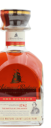 Admiral Rodney HMS MONARCH Saint Lucia Rum 40% Vol. 0,7l in Giftbox