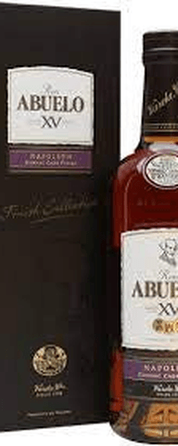 Ron Abuelo Añejo XV Años NAPOLEON Cognac Cask Finish 40% Vol. 0,7l in Giftbox